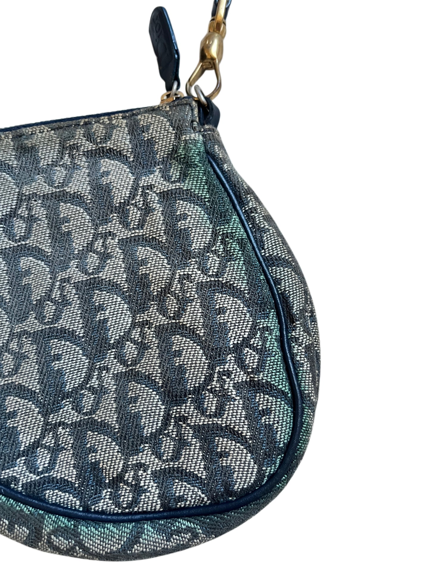 Vintage Dior Monogram Saddle Pochette
