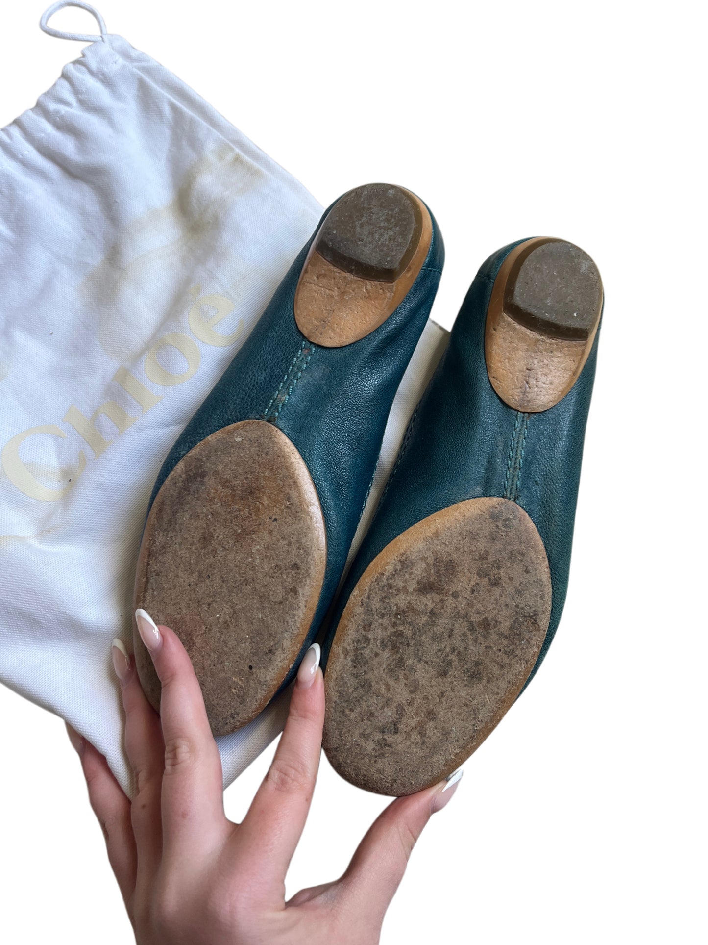 Vintage Chloé Leather Ballet Flats