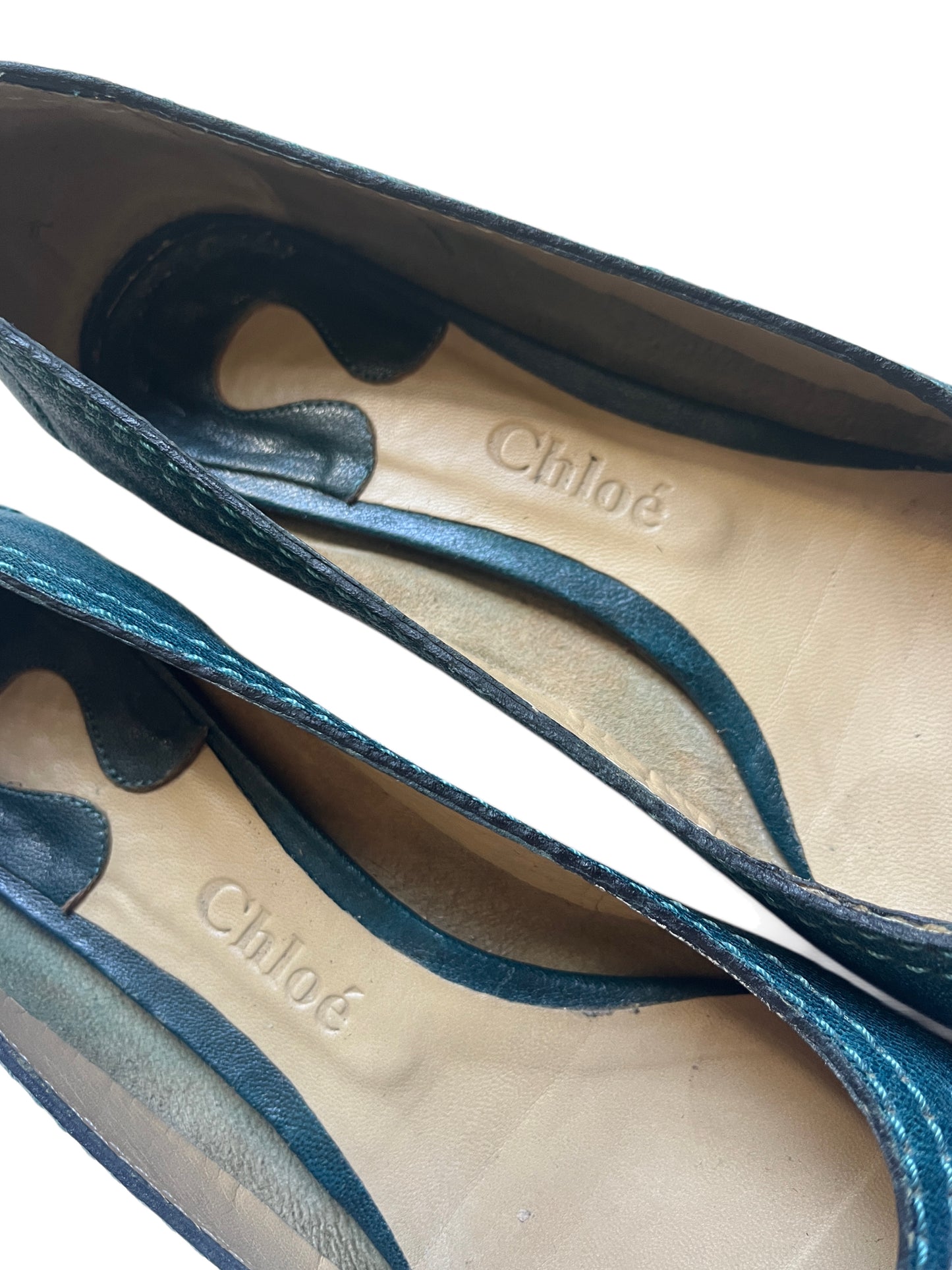 Vintage Chloé Leather Ballet Flats
